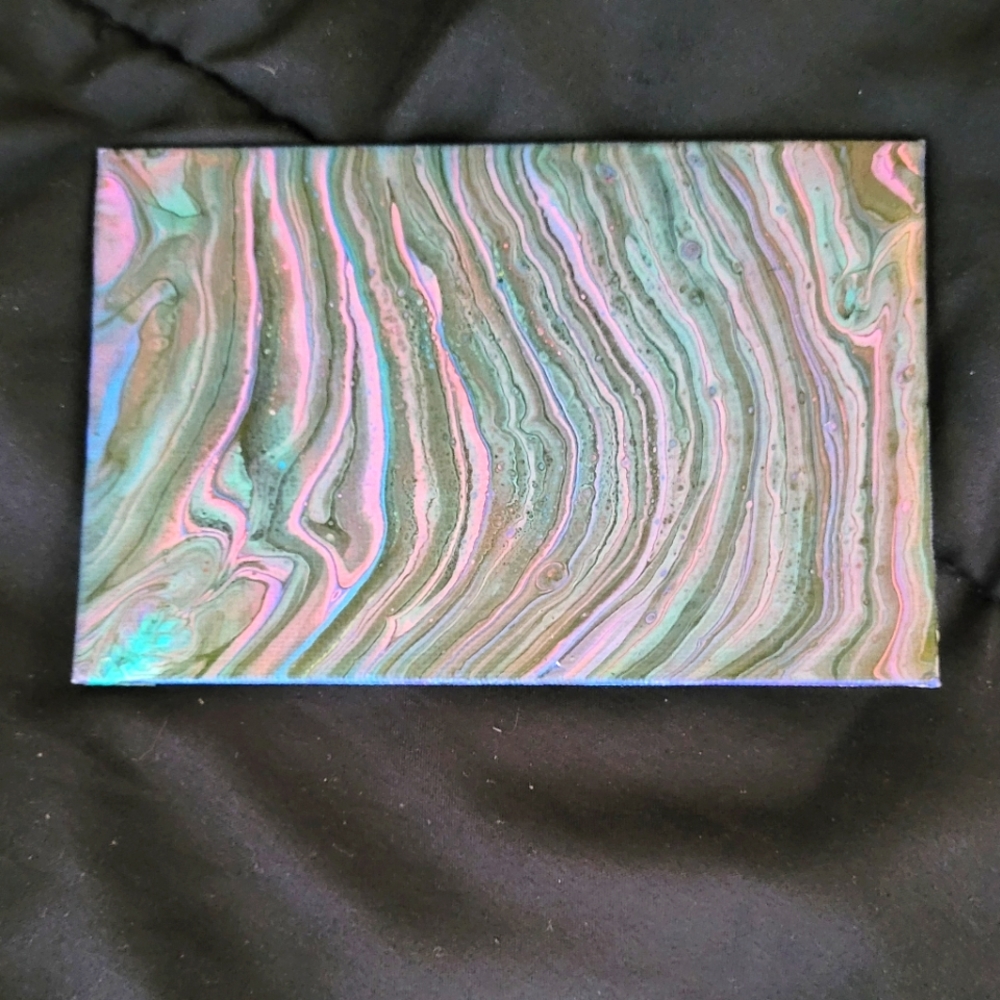Acrylic pour paint